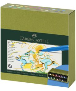 Faber Castell FC-167191 Tekenstift Pitt Artist Pen Brush 24 Stuks