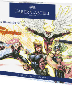 Faber Castell FC-167195 Tekenstift Faber-Castell Pitt Artist Pen Comic Illustratie Set
