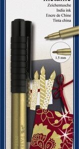 Faber Castell FC-167397 Tekenstift Pitt Artist Pen 250 Gold