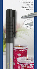 Faber Castell FC-167398 Tekenstift Pitt Artist Pen 251 Zilver