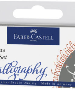 Faber Castell FC-167504 Tekenstift Faber-Castell Pitt Artist Pen Kalligrafieset Van 4st