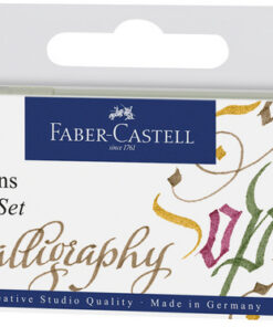 Faber Castell FC-167505 Tekenstift Faber-Castell Pitt Artist Pen Kalligrafieset Van 4st
