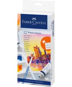 Faber Castell FC-169612 Aquarelverf 12 Tubes + Mengpalet