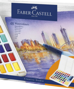 Faber Castell FC-169748 Waterverf Faber-Castell In Box Met 48 Kleuren