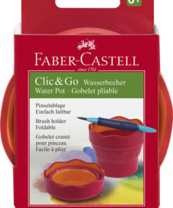 Faber Castell FC-181517 Watercup Clic & Go Roze/Oranje