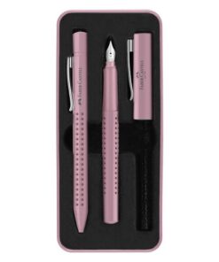 Faber Castell FC-201528 Giftbox Rose Shadows Grip 2010 Harmony Balpen en Vulpen