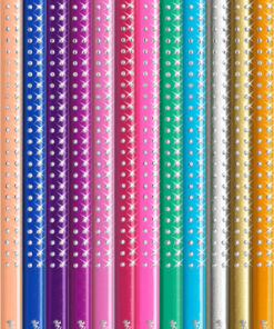 Alternative view of Faber Castell FC-201737 Kleurpotloden Sparkle In Roze Blik 12 Stuks