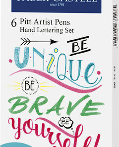 Faber Castell FC-267116 Tekenstift Faber-Castell Pitt Artist Pen Handlettering I 6-delig Etui