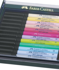 Alternative view of Faber Castell FC-267420 Tekenstift Faber-Castell Pitt Artist Pen Brush Set 12 Stuks Pastel