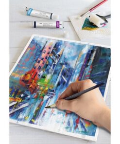 Alternative view of Faber Castell FC-379212 Acrylverf 12 Tubes + Sjabloon Kleurenkaart