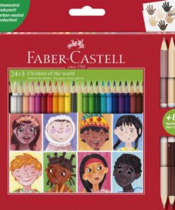 Faber Castell FC-511515 Children Of The World Kleurpotloden 24 + 3 Stuks