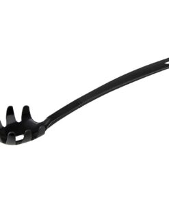 Fackelmann Spaghettilepel 30 cm Zwart/Nylon