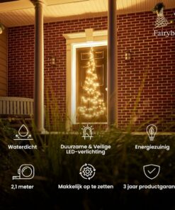 Alternative view of Fairybell LED Twinkle Deurkerstboom 210 cm 120 LEDs Warm Wit Licht