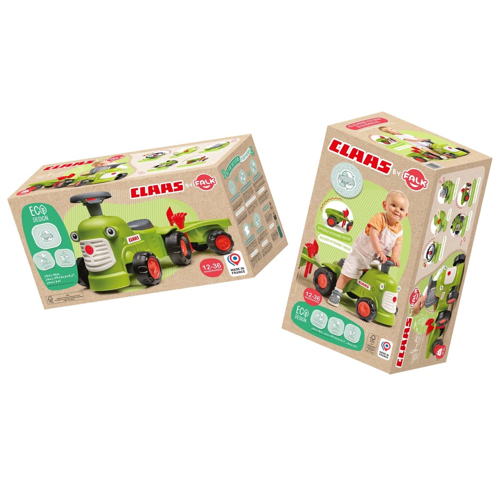 Falk Claas Looptractor Vintage Set Groen - Image 4