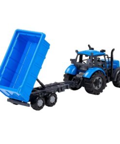 Alternative view of Farmer Frictietractor + Trailer Blauw/Zwart