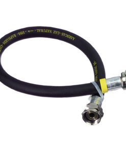 Fib0014 Gasslang 80 Cm Aluminium Koppeling