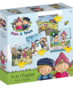 Fien en Teun 4in1 Puzzel 4-16 Stukjes