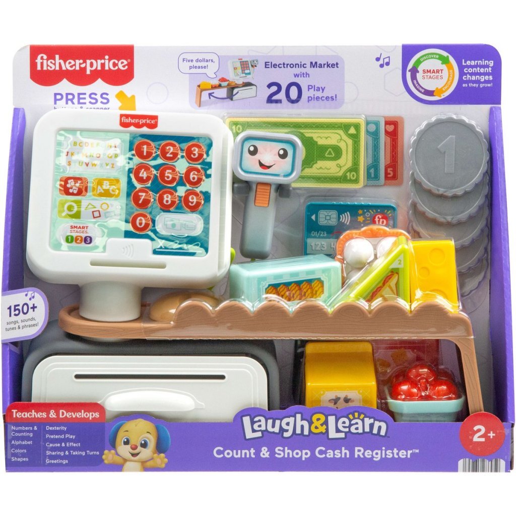 Fisher Price Lach & Leer Kassa + Geluid