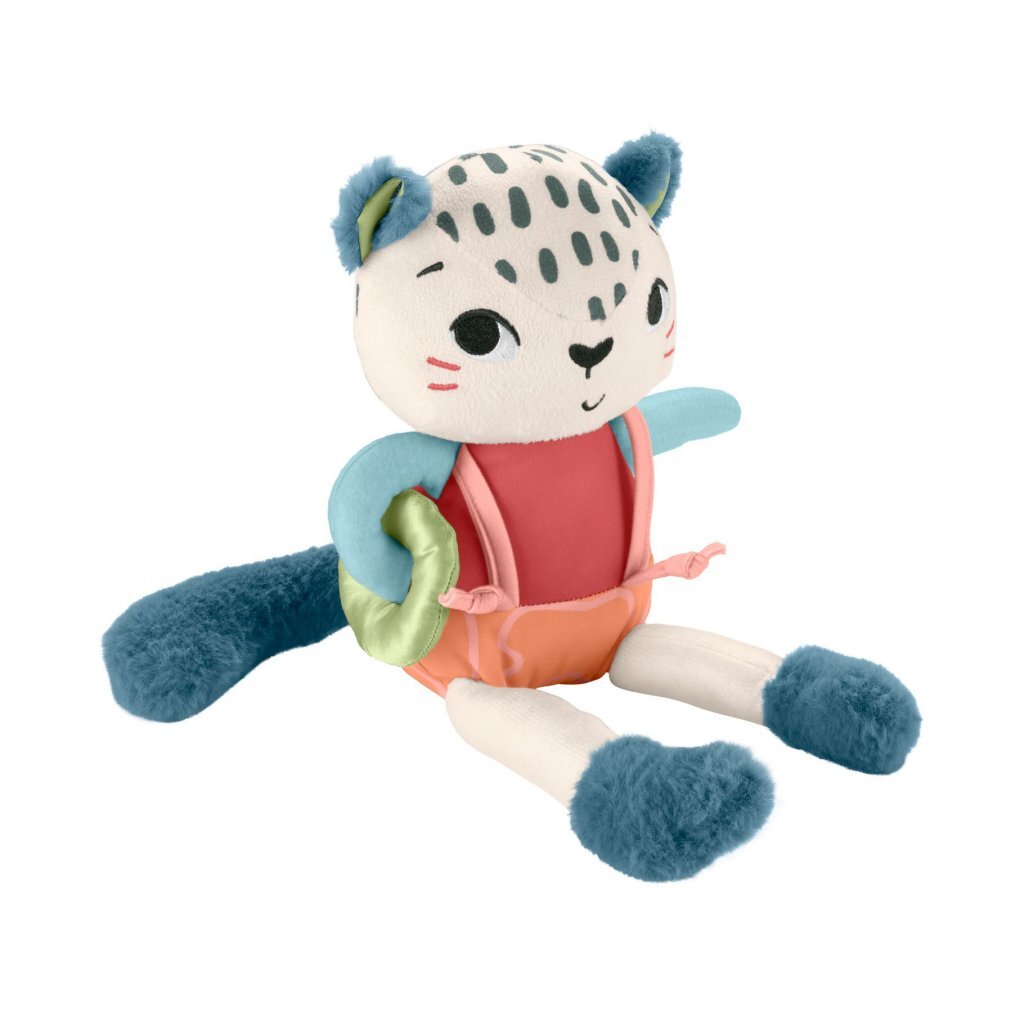 Fisher Price Planet Friends Knuffelpop Sneeuwluipaard - Image 3