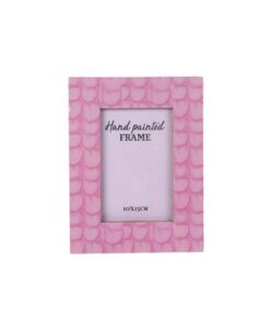 Fotolijst Masie 16x21.5x1 cm Hout/Emaille/Roze