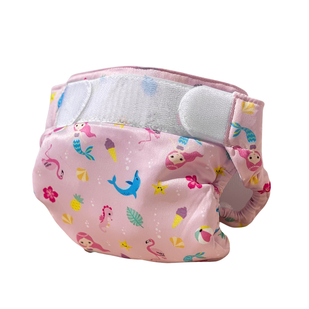 Freds Swim Academy Wasbare Zwemluier Zeemeermin Maat 1 4-9 kg Roze - Image 3