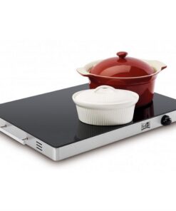 Fritel WT2478 Warmhoudplaat XXL 400W Zwart/Zilver