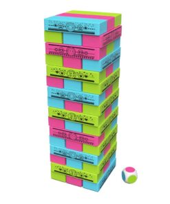 Alternative view of Gabby's Dollhouse Jumbling Tower Blokkentoren Spel met 48 Houten Blokjes