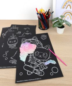 Alternative view of Gabby's Dollhouse Kraskaarten Set