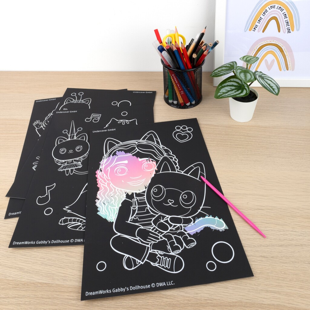Gabby's Dollhouse Kraskaarten Set - Image 2