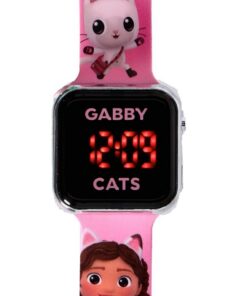 Alternative view of Gabby's Dollhouse LED Horloge Roze