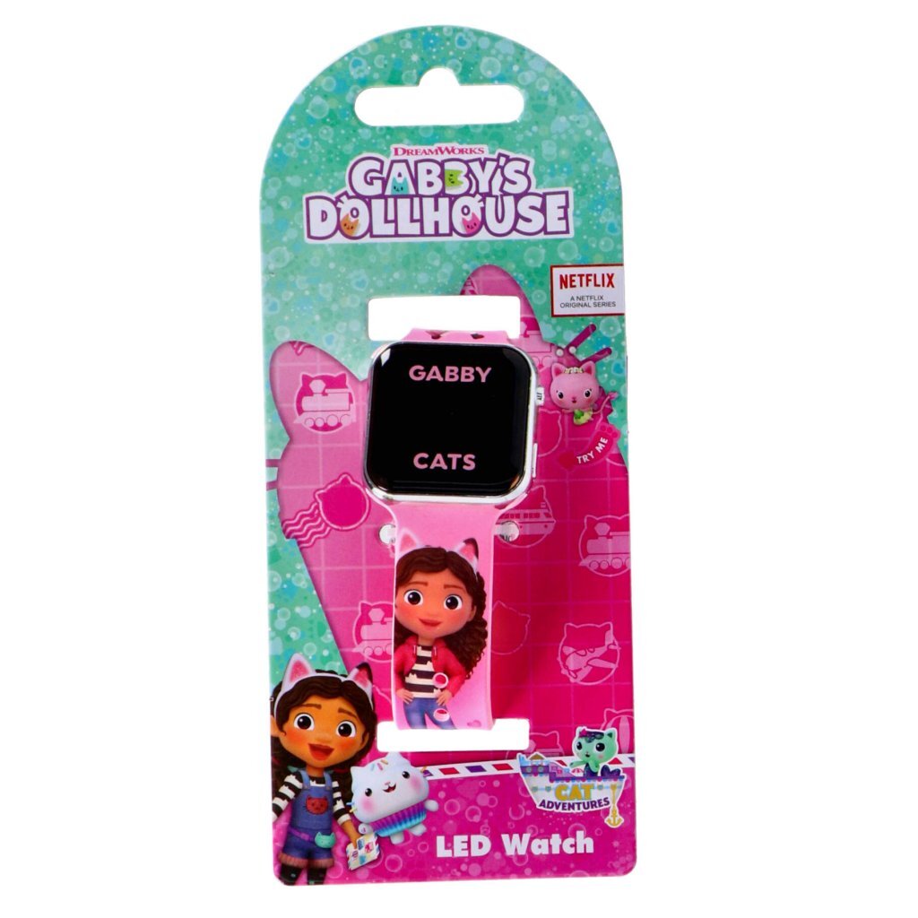 Gabby's Dollhouse LED Horloge Roze - Image 3