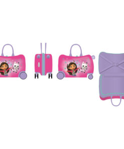 Gabby's Dollhouse Ride-On Trolley 47.5x23x32 cm Roze/Paars
