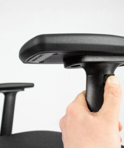 Alternative view of Geen Merk LF-2012005 Bureaustoel Linea Tekna 01/PT Zwart/zwart Met 3D Armleuning En Hoofdsteun