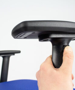 Alternative view of Geen Merk LF-2012405 Bureaustoel Linea Tekna 01/PT Zwart/blauw Met 3D Armleuning En Hoofdsteun