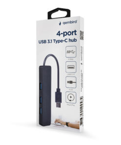 Gembird Gmb Hub Usb-c 4-poorts U3p4-01