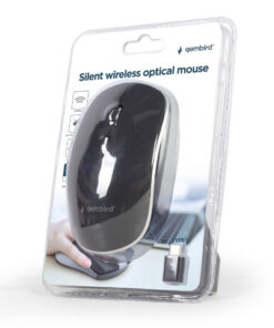 Gembird Gmb Muis Draadloos Usb-c Zwart 4bsc