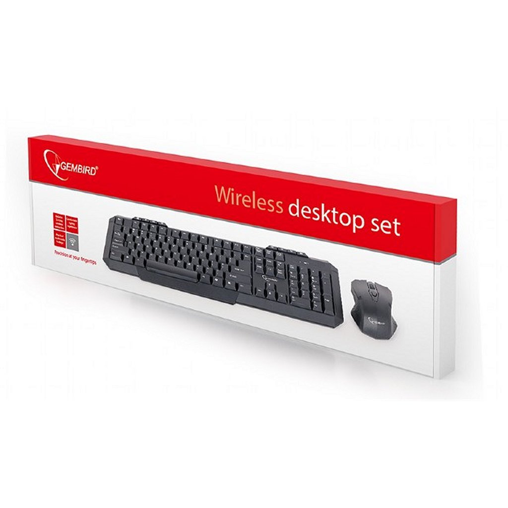 Gembird KBS-WM-02 Draadloos Toetsenbord en Muis - Image 3