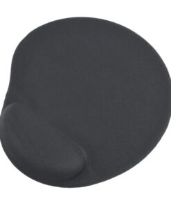 Gembird Muismat met Gel Polssteun Zwart