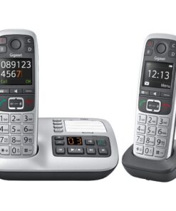 Gigaset E560A Duo Telefoons Zilver/Grijs