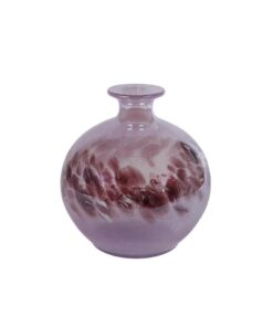 Glazen Vaas Orla 22x22x23.5 cm Paars