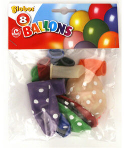 Globos Ballon met Stippen 8 Stuks