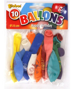 Globos Happy Birthday Ballonnen 10 Stuks