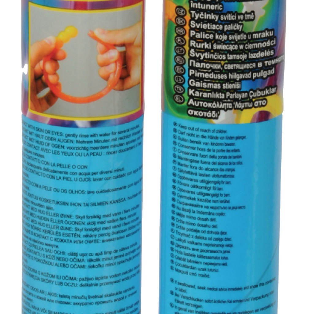 Glow in the dark Sticks / Gloeiarmbandjes 15 stuks - Image 2