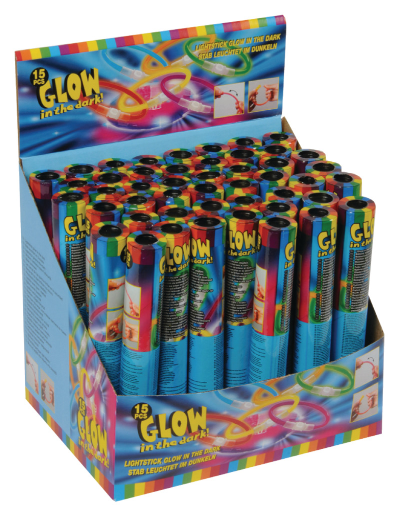 Glow in the dark Sticks / Gloeiarmbandjes 15 stuks - Image 3