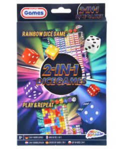 Grafix 2in1 Dobbelspel Regenboog + Speel en Herhaal