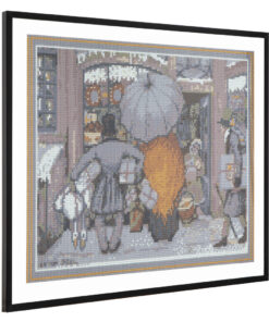 Alternative view of Grafix Diamond Painting Anton Pieck Etalage 40x50cm