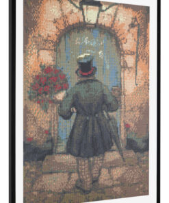 Alternative view of Grafix Diamond Painting Anton Pieck Man Met Rozen 40x50cm
