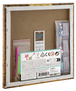 Alternative view of Grafix Diamond Painting op Canvas Olifant