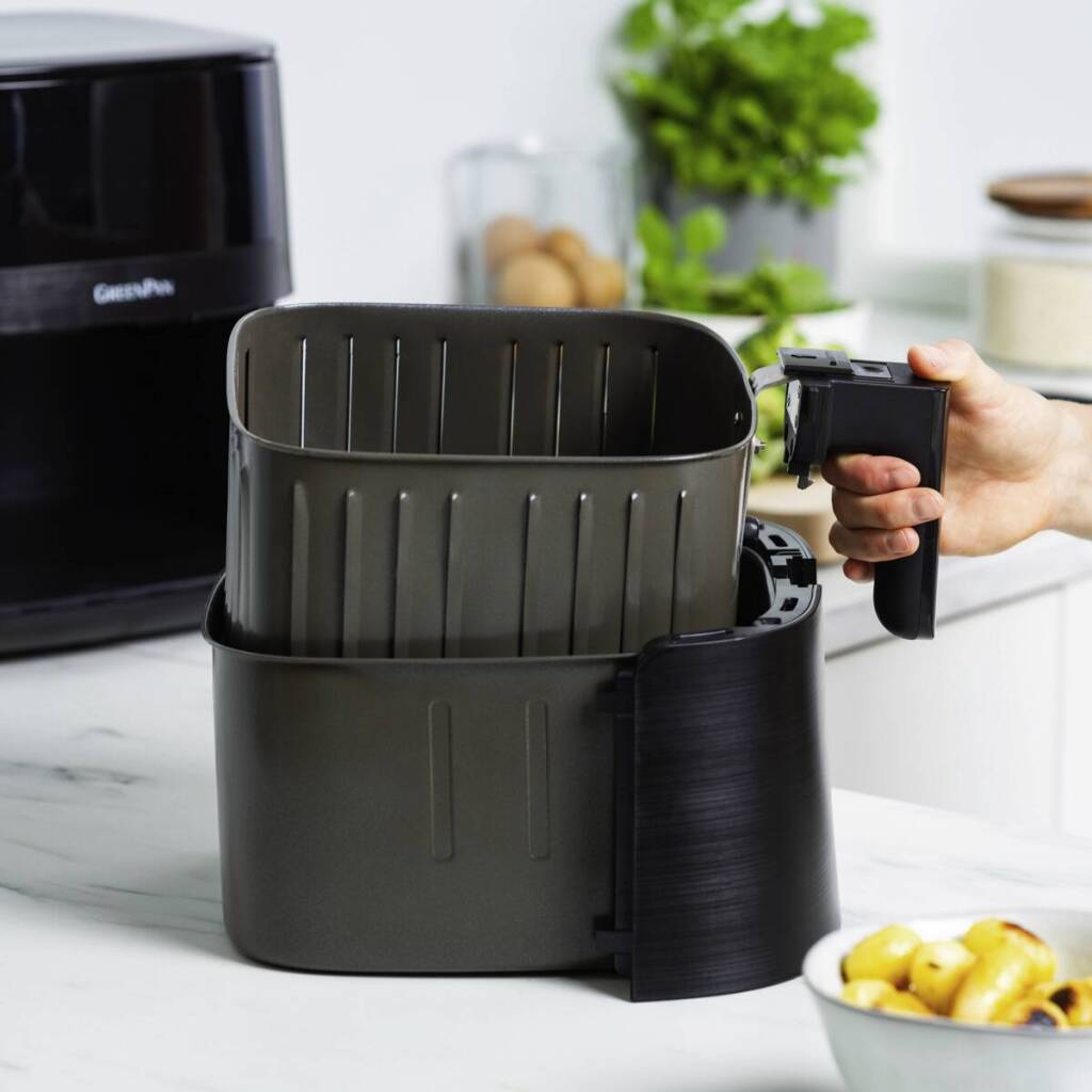 GreenPan Bistro XXL Airfryer 7.2L 1650W Zwart - Image 3