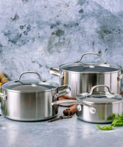 Alternative view of GreenPan Geneva Pannenset 6-delig RVS